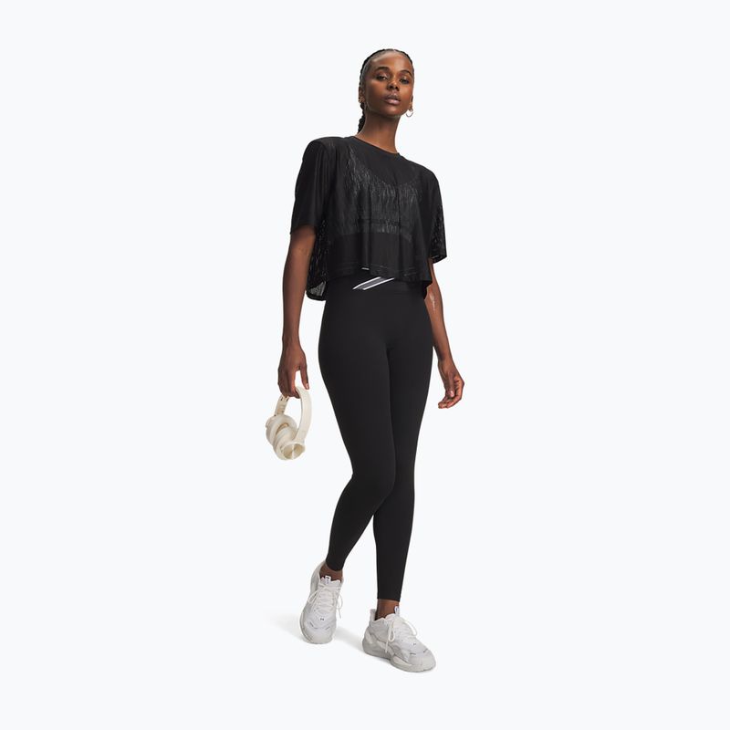 Дамски тренировъчен клин Under Armour Motion Sport Tape Leggings ultimate black/castlerock/white 2