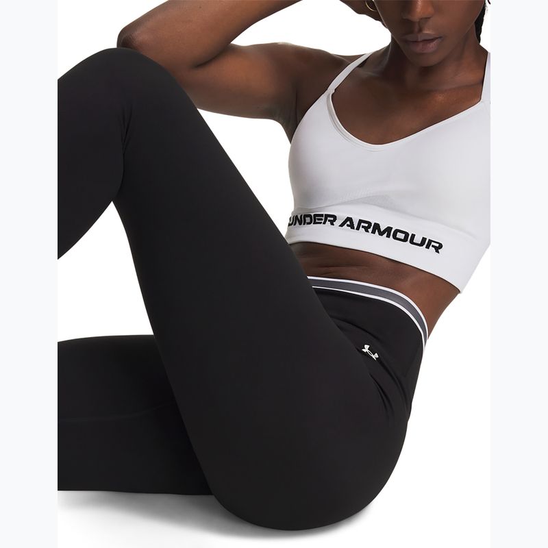 Дамски тренировъчен клин Under Armour Motion Sport Tape Leggings ultimate black/castlerock/white 4