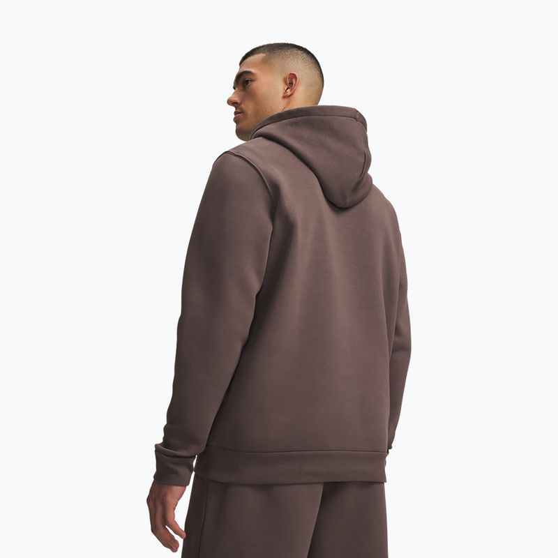 Мъжки суитшърт Under Armour Essential Fleece Hoodie peppercorn/peppercorn 2