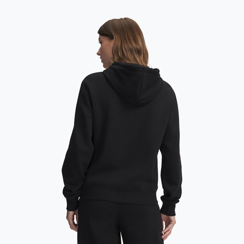 Дамски суитшърт Under Armour Rival Fleece Hoodie ultimate black/white 2