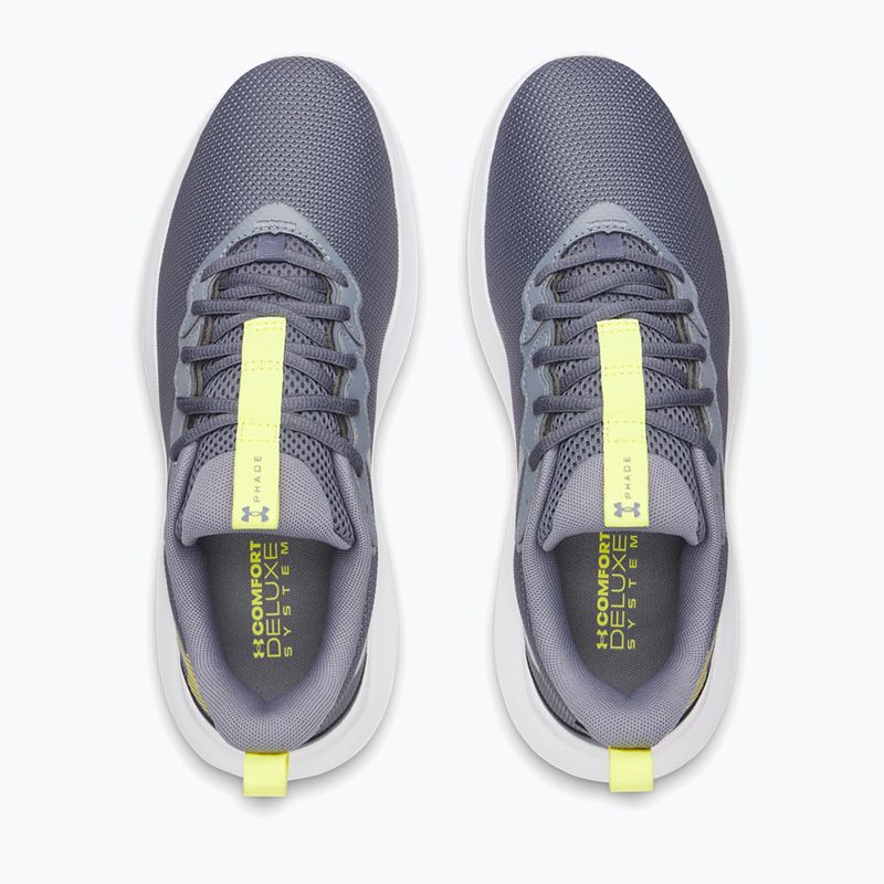 Мъжки обувки за бягане  Under Armour Phade RN 4 downpour gray/gravel/flash light 3