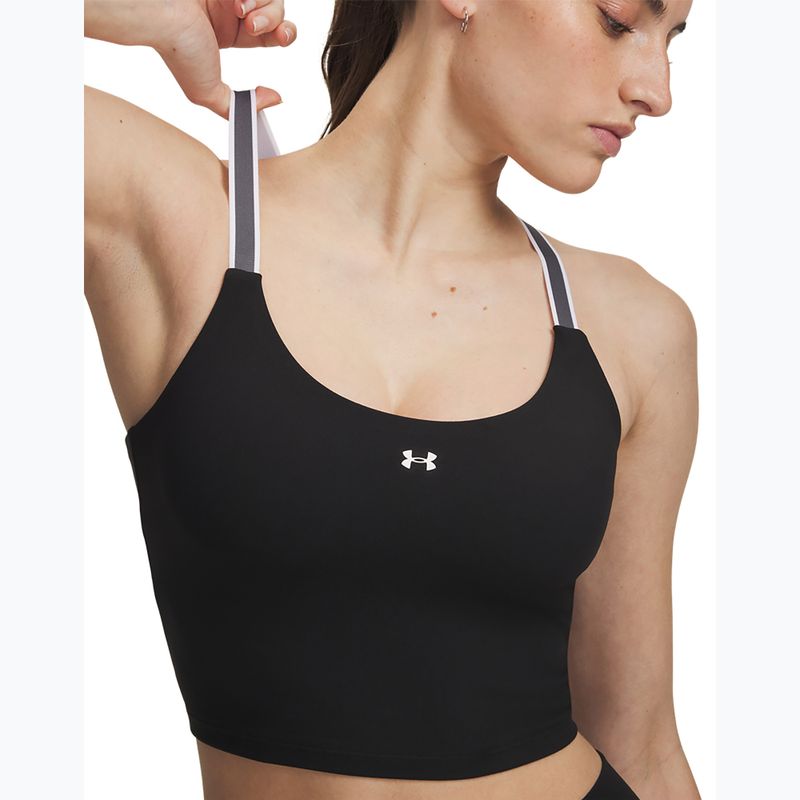 Дамска тренировъчна тениска Under Armour Motion Sport Tape Tank ultimate black/castlerock/white 3
