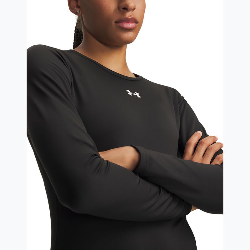 Дамска блуза с дълъг ръкав за  тренировка Under Armour ColdGear Crew ultimate black/white 3
