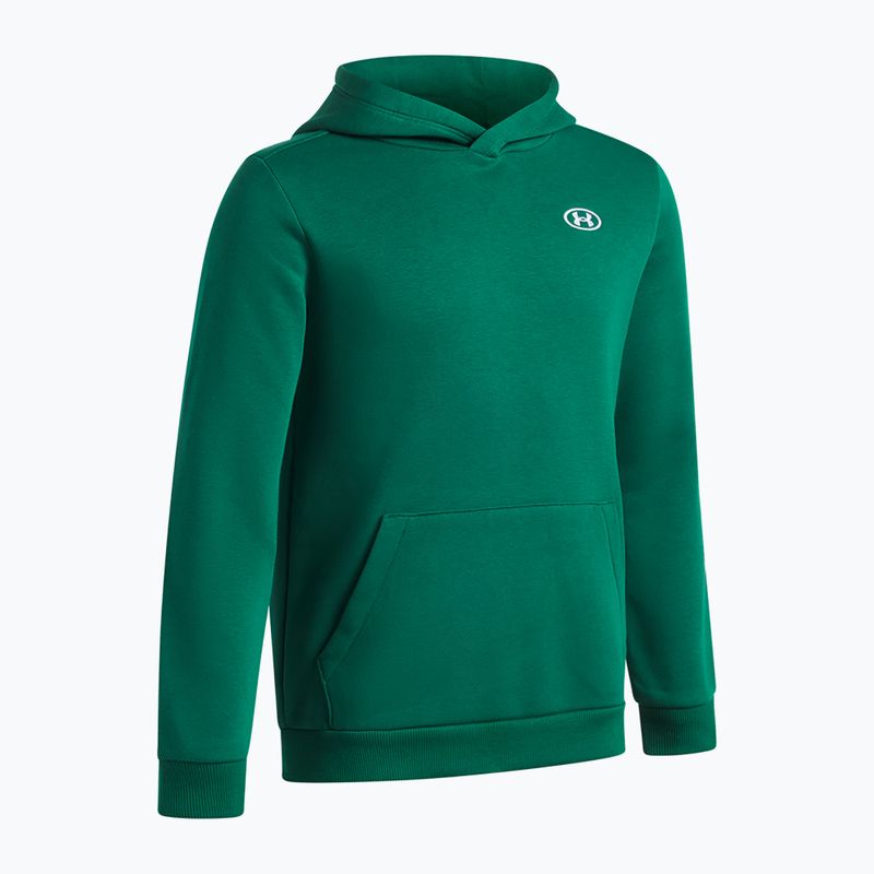 Детски суитшърт Under Armour B Rival Fleece Hoodie campus ivy/white 3