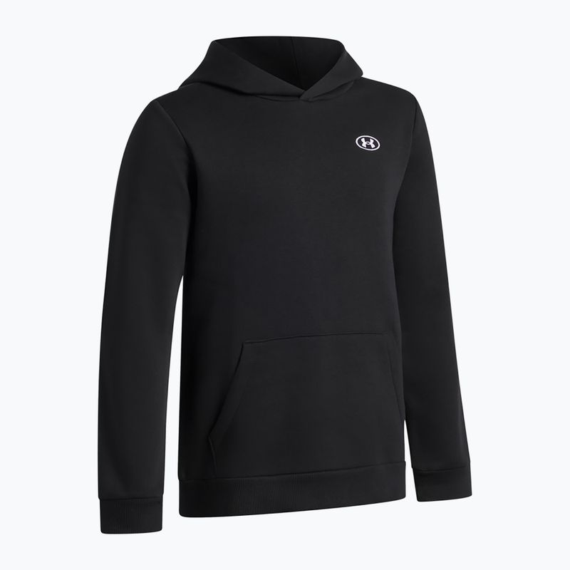 Детски суитшърт Under Armour B Rival Fleece Hoodie ultimate black/white 3