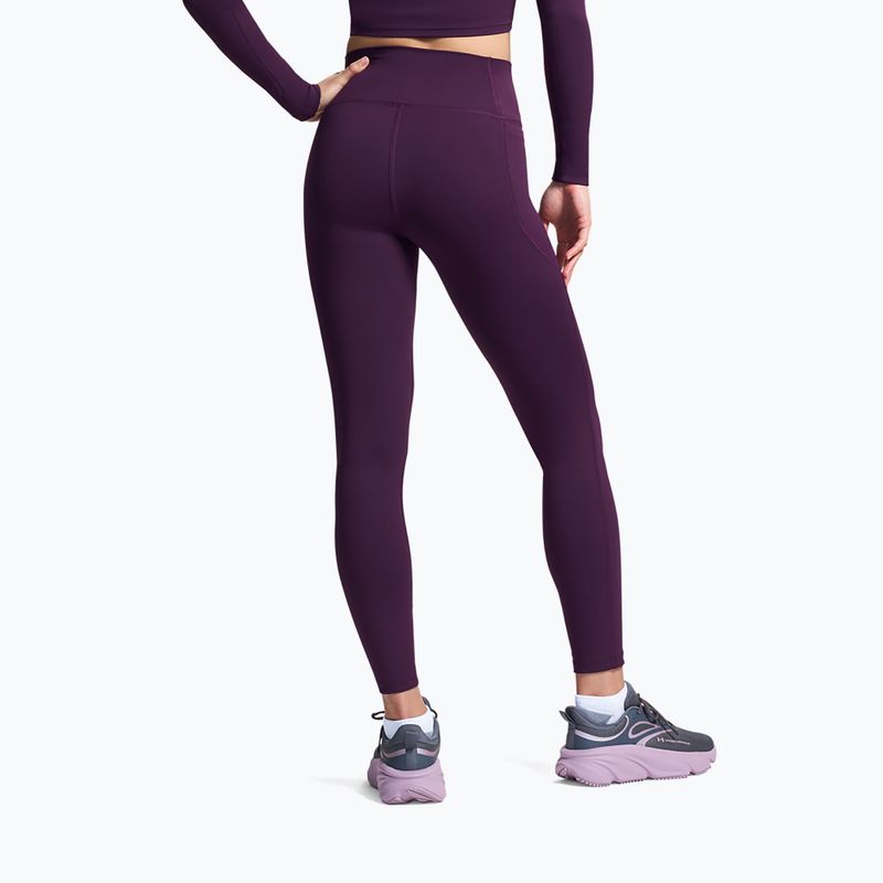 Дамски тренировъчен клин Under Armour Motion Leggings purple echo/mauve pink 3