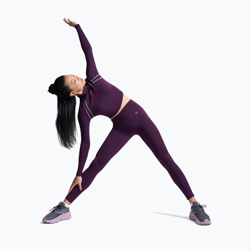 Дамски тренировъчен клин Under Armour Motion Leggings purple echo/mauve pink 4