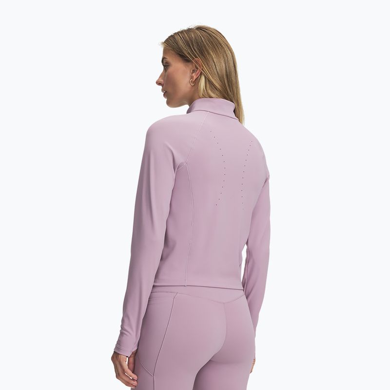 Дамски суитшърт за тренировка Under Armour Vanish Elite mauve pink/metallic silver 2
