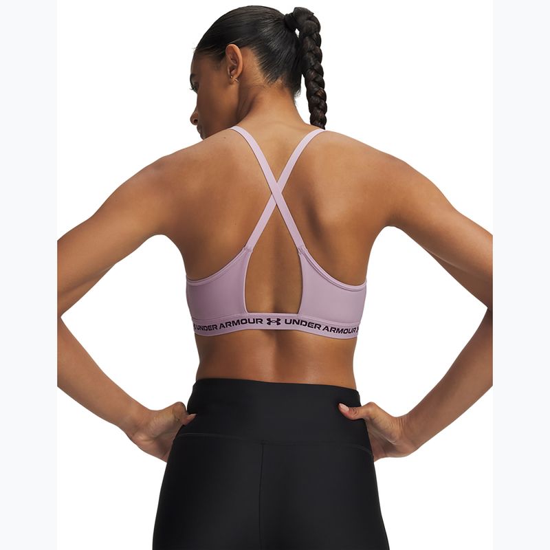 Спортен сутиен  Under Armour Crossback Low mauve pink/purple echo 2