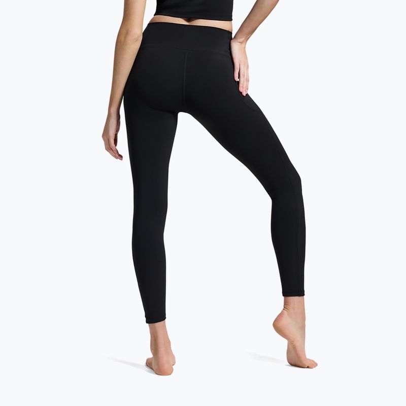 Дамски тренировъчен клин Under Armour Motion Leggings ultimate black/white 2
