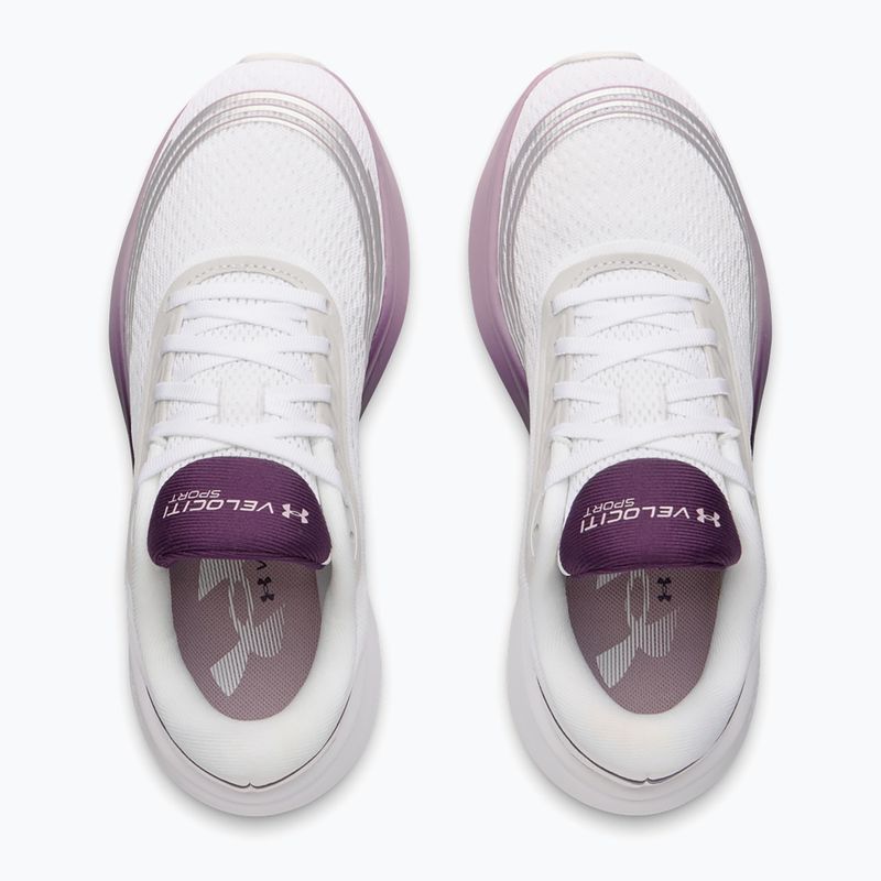 Дамски обувки за бягане Under Armour Velociti Sport white/purple echo/mauve pink 3