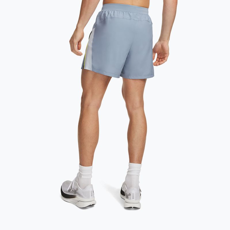 Мъжки шорти за бягане Under Armour Launch 5" Shorts blue wind/flash light/reflective 3