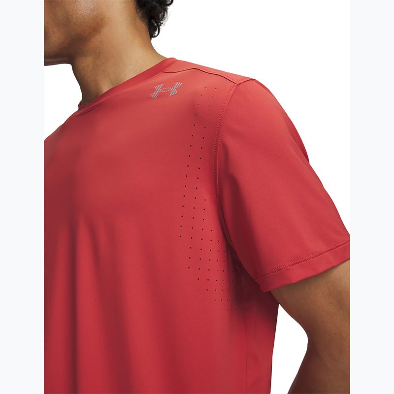 Мъжка тениска за бягане Under Armour Velociti Pro SS heritage red/reflective 3