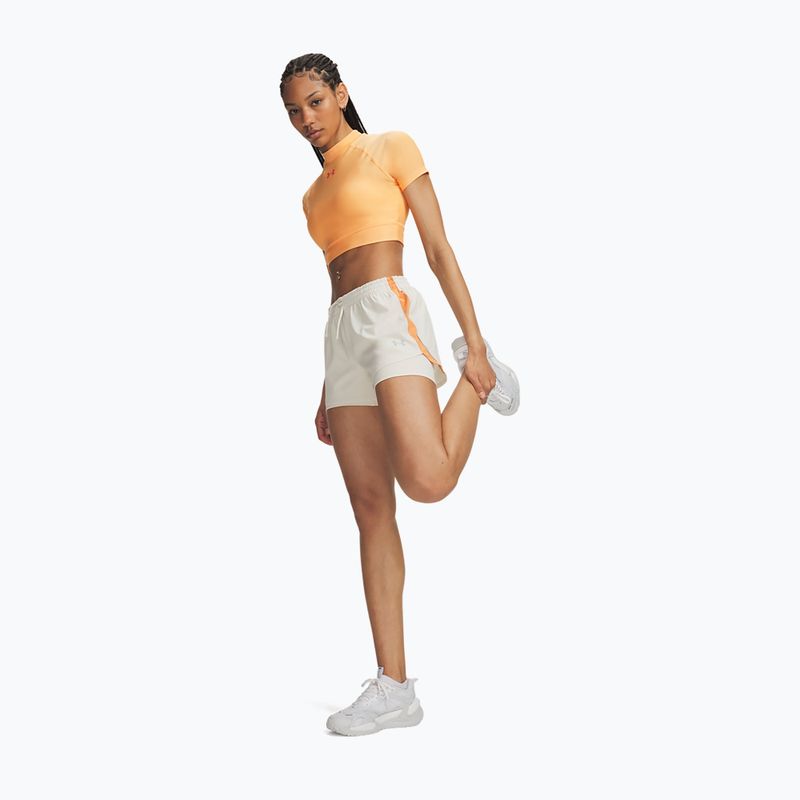 Дамски шорти за бягане Under Armour Velociti Pro 4" 2N1 Shorts stone/reflective 2