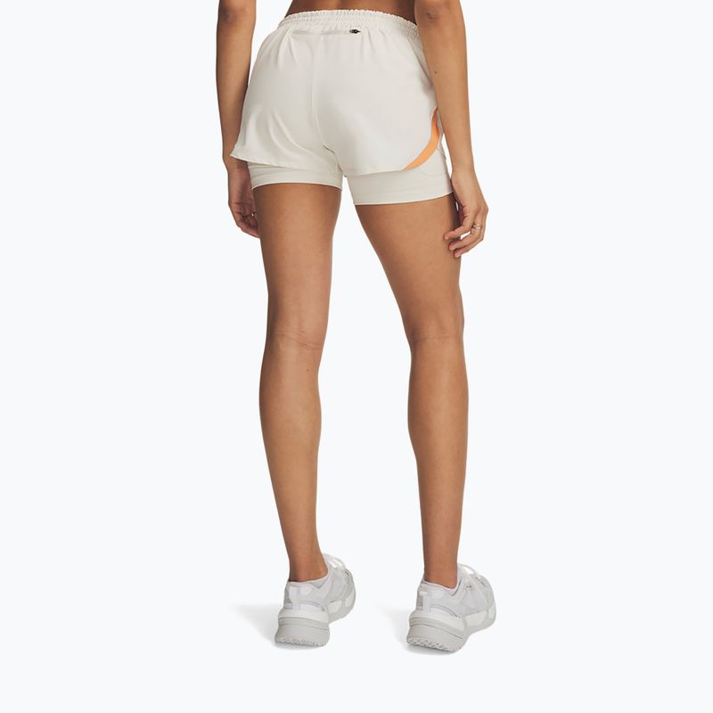 Дамски шорти за бягане Under Armour Velociti Pro 4" 2N1 Shorts stone/reflective 3