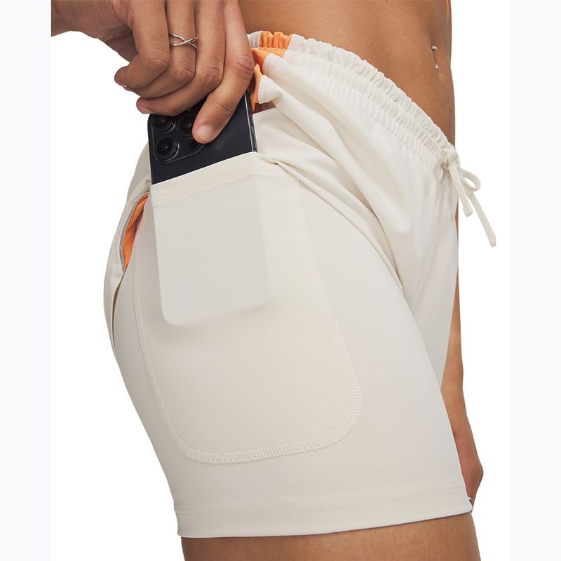 Дамски шорти за бягане Under Armour Velociti Pro 4" 2N1 Shorts stone/reflective 4