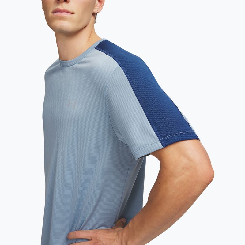 Мъжка тениска за бягане Under Armour Velociti Reflect blue wind/blackout navy/reflective 3