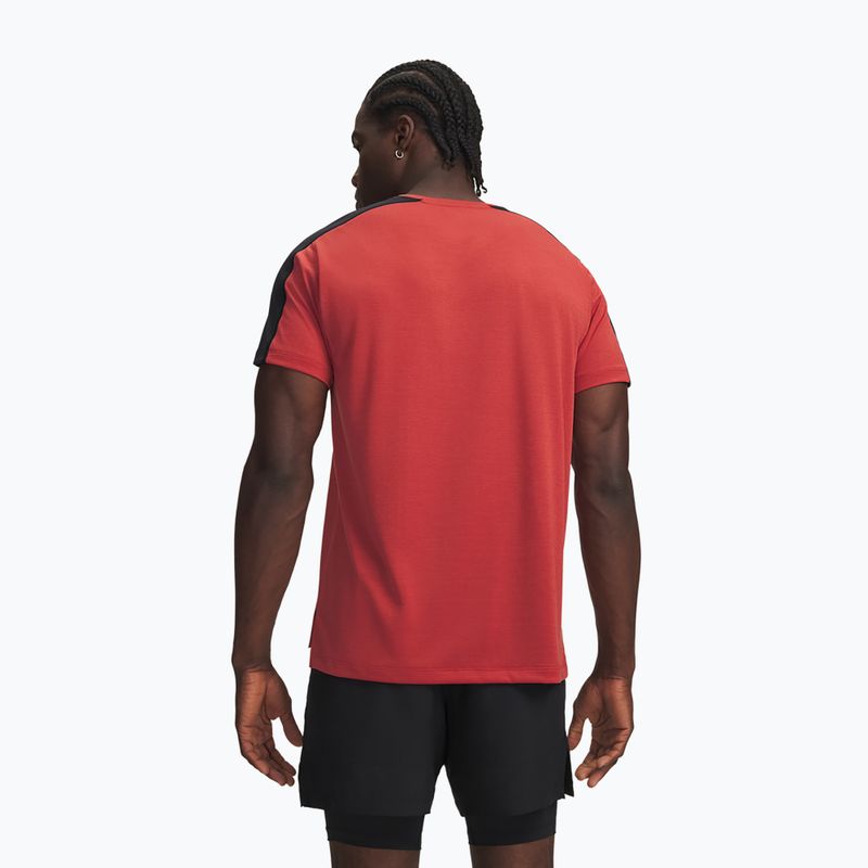 Мъжка тениска за бягане Under Armour Velociti Reflect heritage red/black/reflective 2