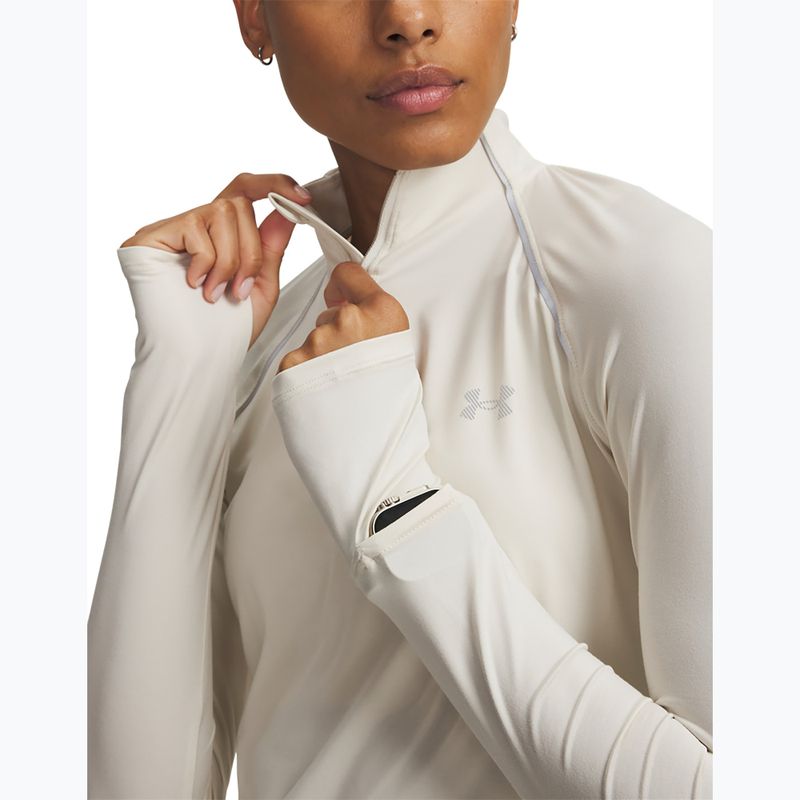 Дамски суитшърт за бягане Under Armour Velociti Half Zip stone/reflective 3