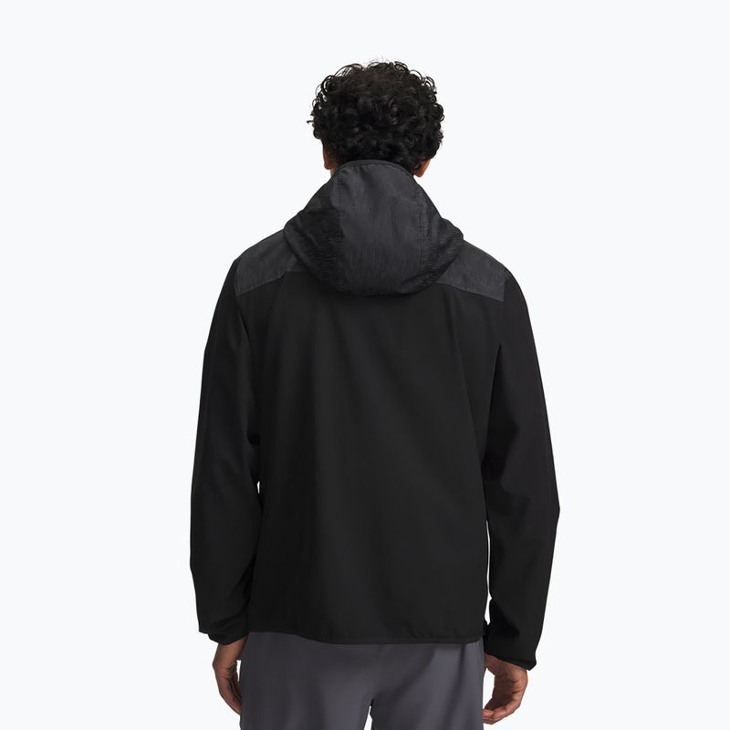 Мъжко яке за бягане Under Armour Velociti Storm Jacket ultimate black/reflective 2