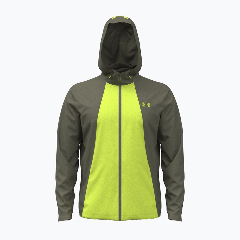 Мъжко тренировъчно яке Under Armour Tech Utility Woven Jacket marine od green/green citrine/green citrine