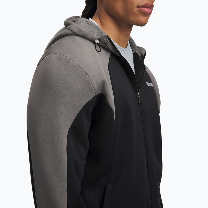 Мъжки суитшърт Under Armour Armour Fleece Winter ultimate black/clay green/white 3