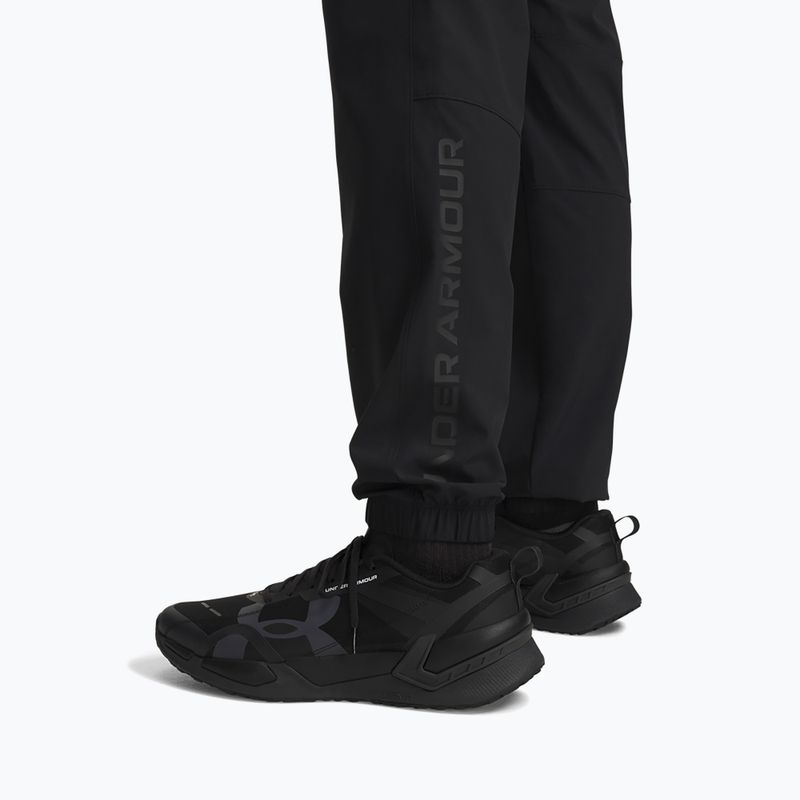 Мъжки панталони за тренировка Under Armour Tech Utility Woven Pants black/black/steel 4