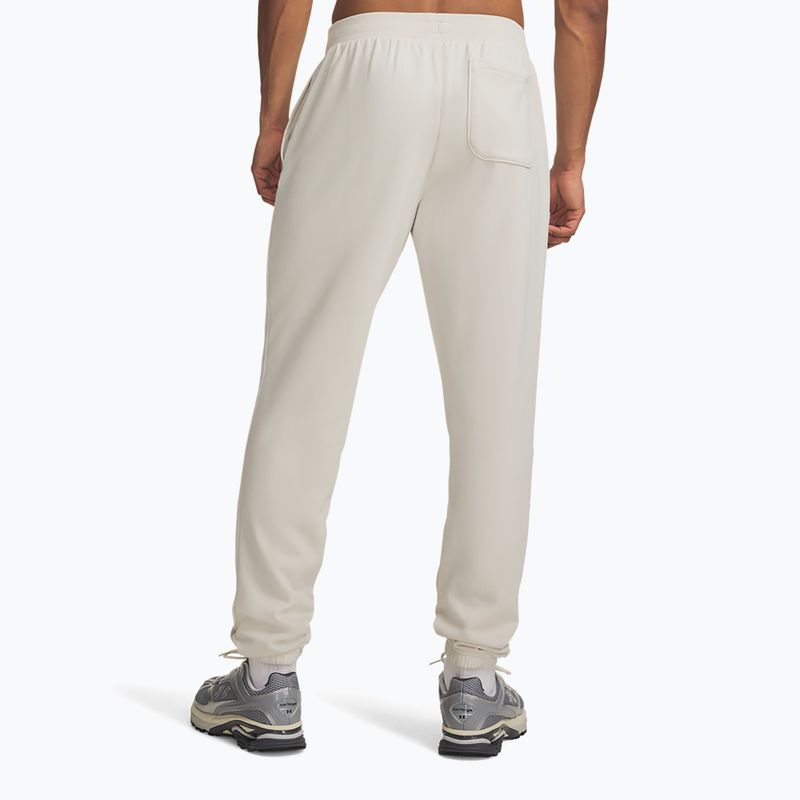 Мъжки панталони за бягане Under Armour Rival LW Jogger summit white/black 3