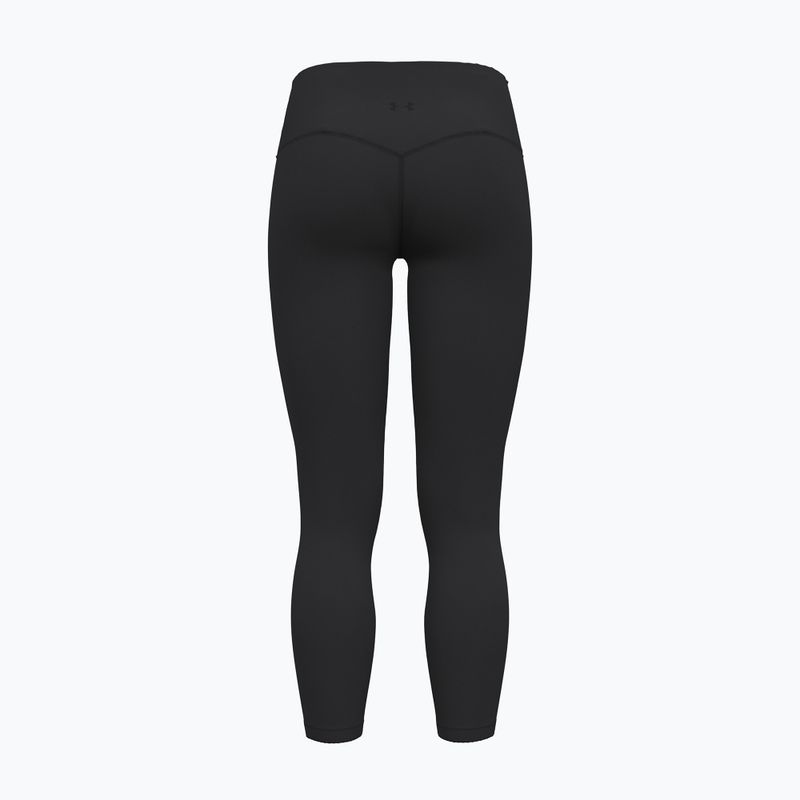 Дамски тренировъчен клин Under Armour Meridian Ankle Leggings ultimate black/ultimate black 2