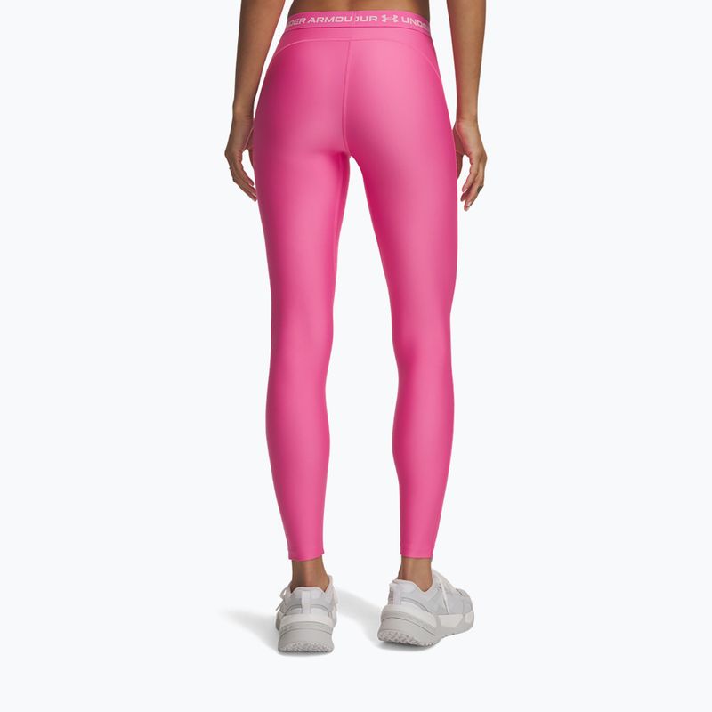 Дамски тренировъчен клин Under Armour HeatGear Leggings pink frenzy/prime pink 2
