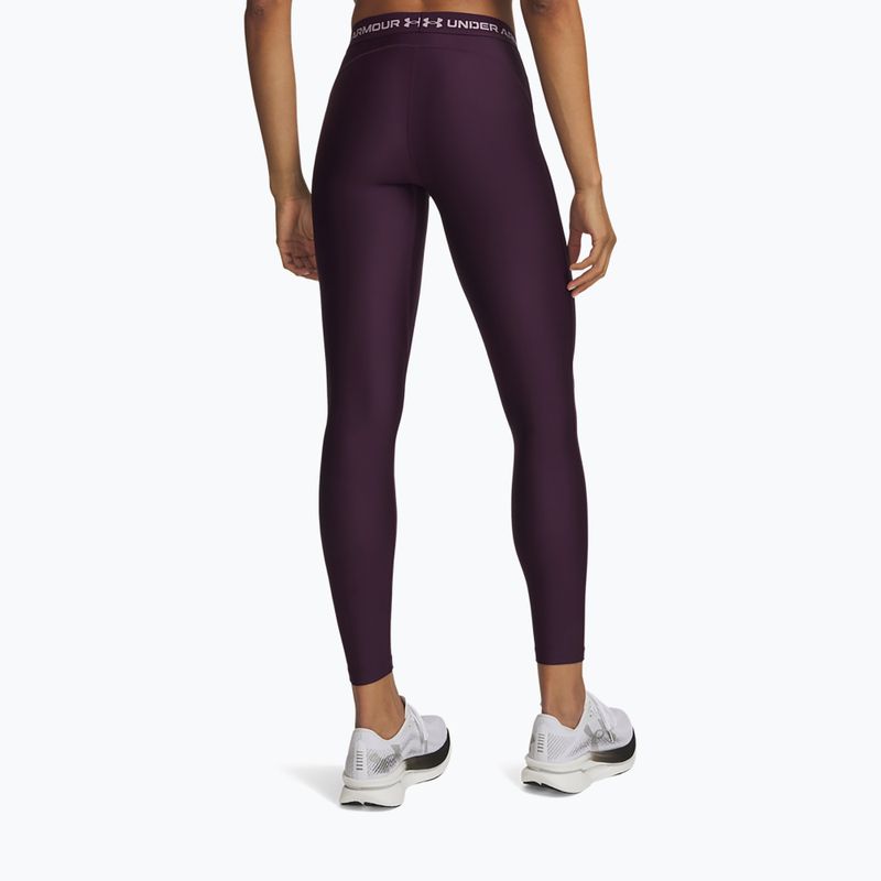 Дамски тренировъчен клин Under Armour HeatGear Leggings purple echo/mauve pink 3