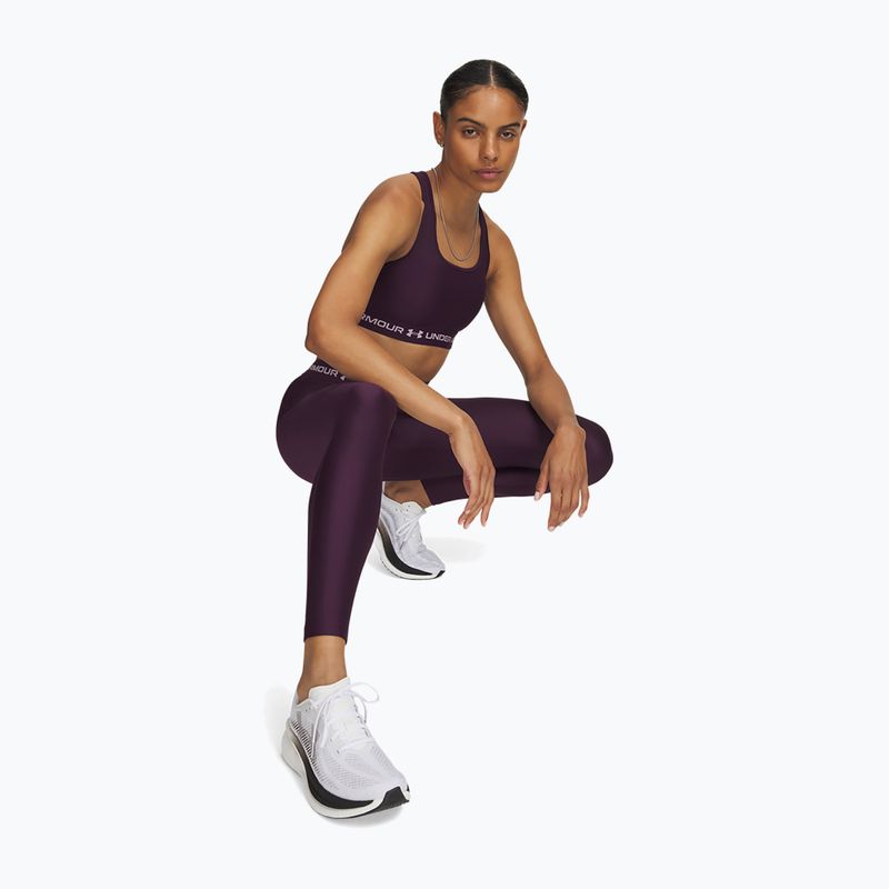 Дамски тренировъчен клин Under Armour HeatGear Leggings purple echo/mauve pink 4