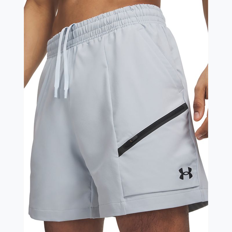 Мъжки тренировъчни шорти Under Armour Unstoppable Woven Shorts blue fog/black 4