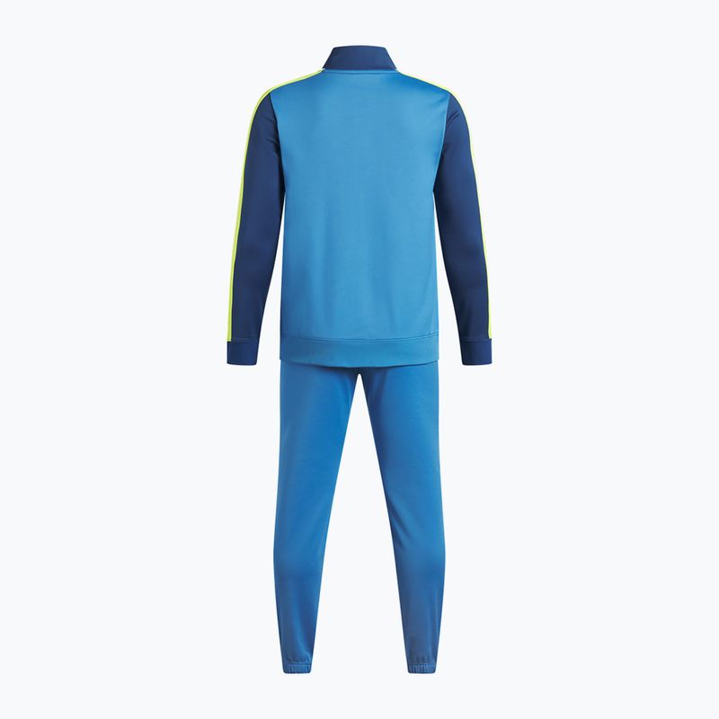 Детски анцуг Under Armour Rival Cb Knit Track Suit aegean blue/blackout navy/white 2