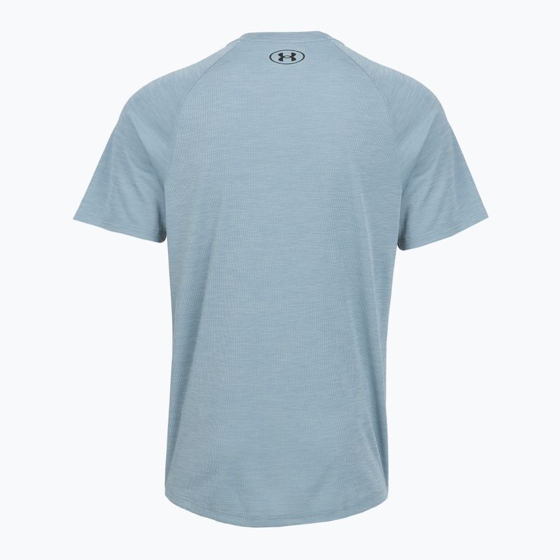 Мъжка тренировъчна тениска Under Armour Tech Textured blue wind/black 2