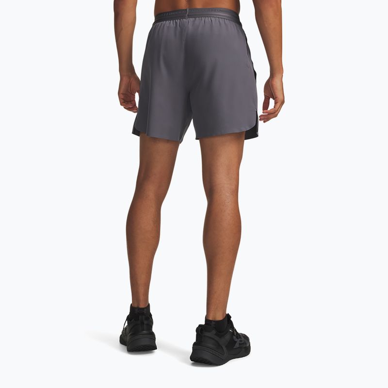 Мъжки панталони за тренировка Under Armour Vanish Elite 6in castlerock/castlerock 3
