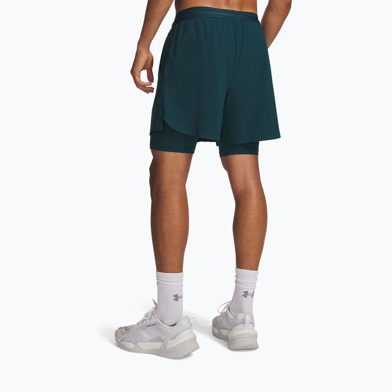 Мъжки тренировъчни шорти Under Armour Vanish Elite 2IN1 Shorts arden green/arden green 3
