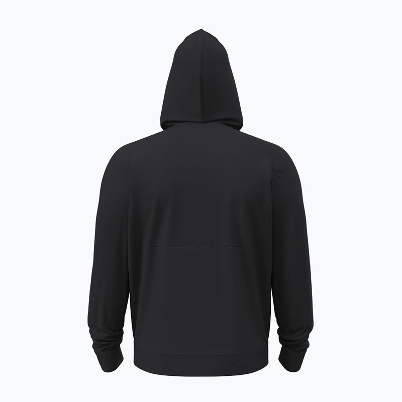 Мъжки суитшърт Under Armour Flex Fleece Hoodie ultimate black/white 2