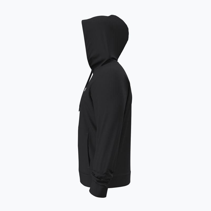 Мъжки суитшърт Under Armour Flex Fleece Hoodie ultimate black/white 3