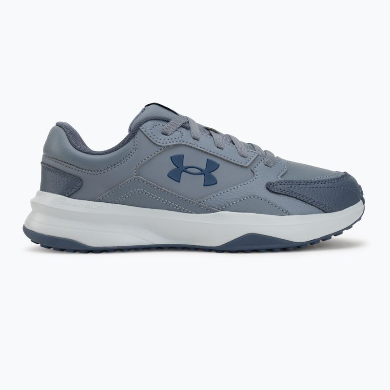 Мъжки обувки за тренировка Under Armour Edge Leather gravel/blue fog/blackout navy 2