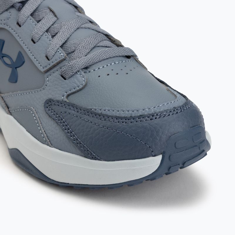 Мъжки обувки за тренировка Under Armour Edge Leather gravel/blue fog/blackout navy 7
