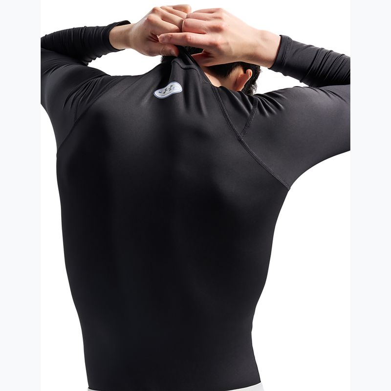 Мъжка блуза с дълъг ръкав за  тренировка Under Armour Coldgear Elite Comp Mock ultimate black/ultimate black/reflective 5