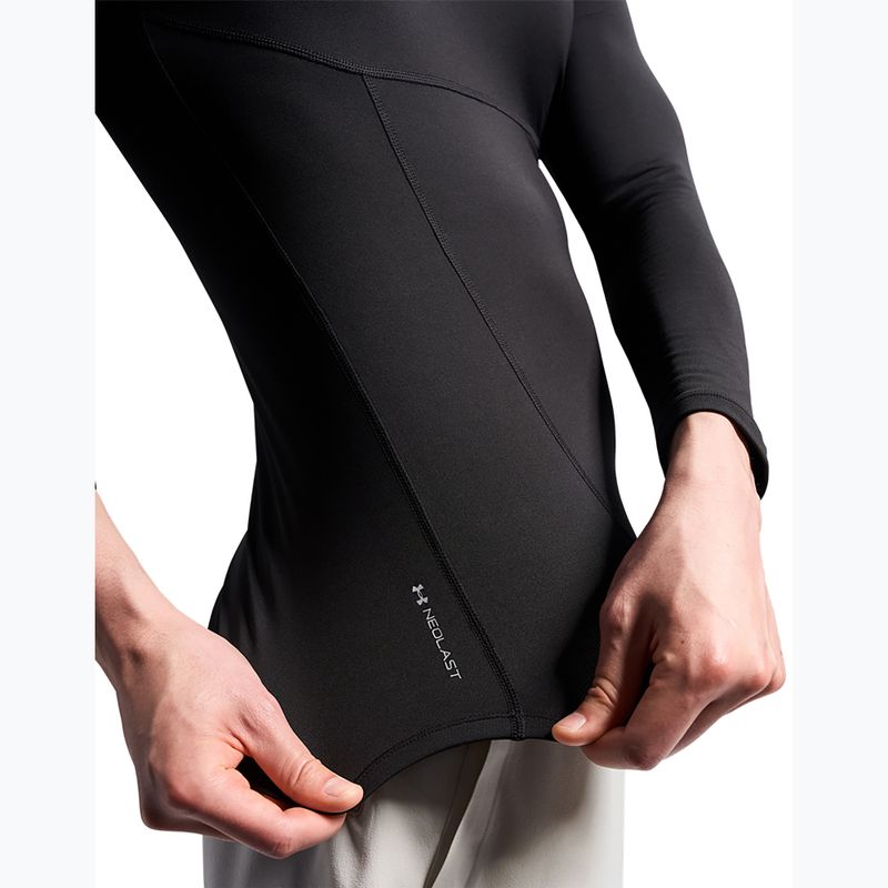 Мъжка блуза с дълъг ръкав за  тренировка Under Armour Coldgear Elite Comp Mock ultimate black/ultimate black/reflective 7