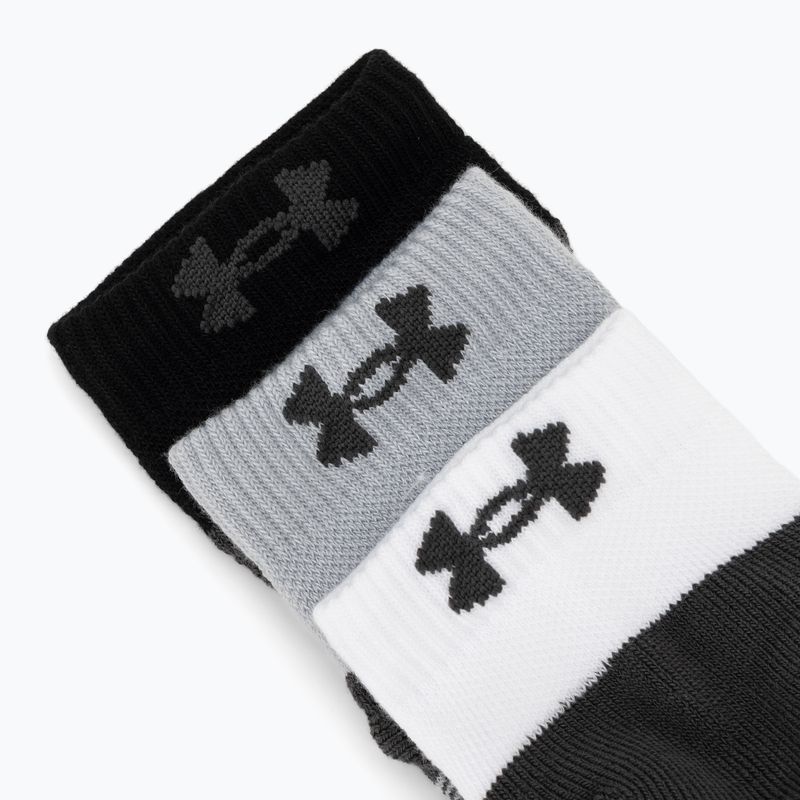 Чорапи Under Armour Perf Tech Low 3 pack mod gray/white/jet gray 6