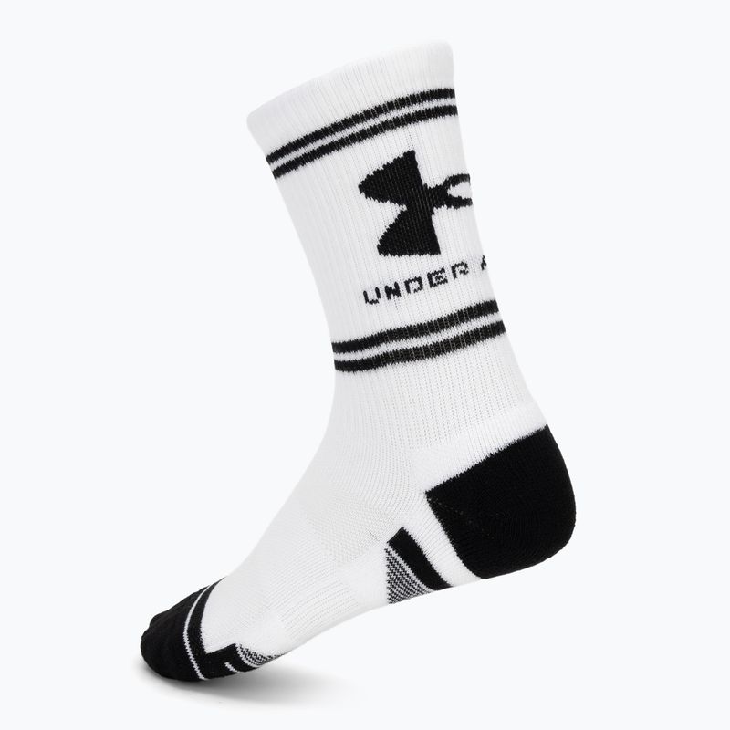 Чорапи Under Armour Perf Tech Nov Crew 3 pack white/white/ultimate black 2