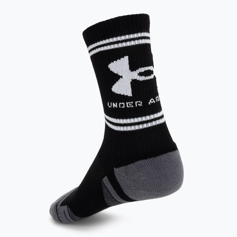 Чорапи Under Armour Perf Tech Nov Crew 3 pack ultimate black/ultimate black/white 2