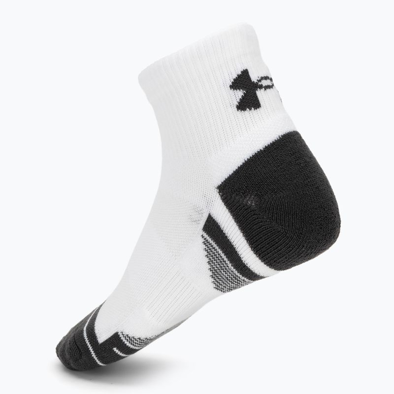 Чорапи Under Armour Perf Tech Qtr 3 pack mod gray/white/jet gray 5