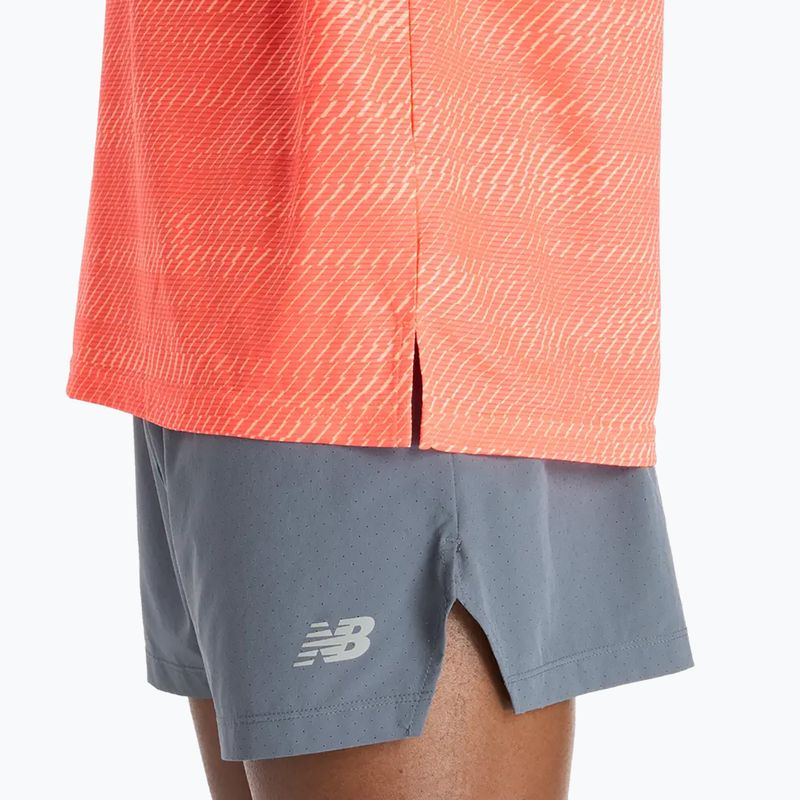 Мъжка тениска за бягане New Balance Sport Essentials Printed red 5