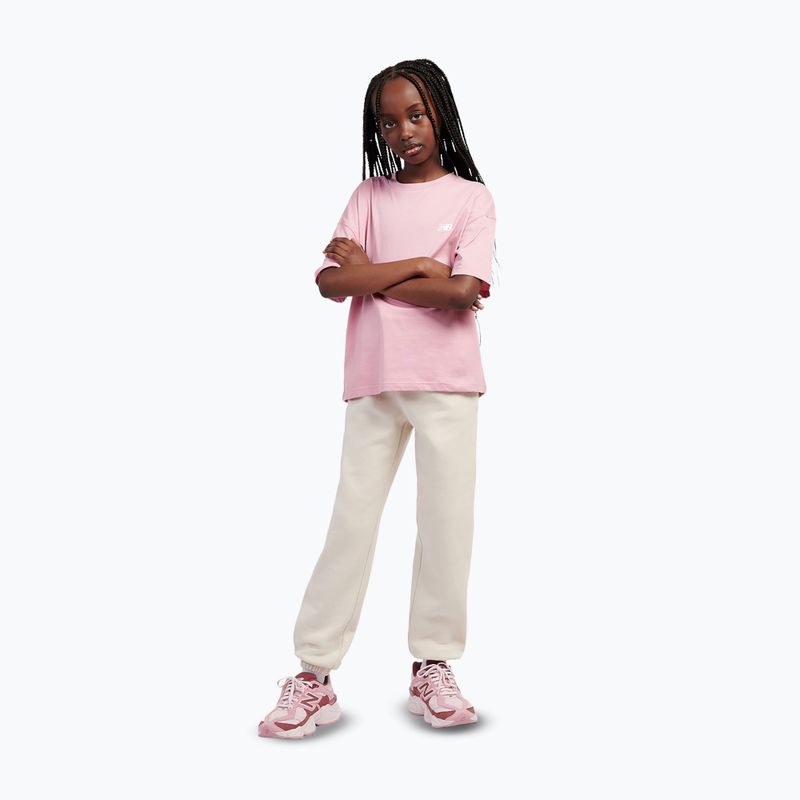 Детска тениска New Balance Jersey Small Logo Tee pink taffy 2