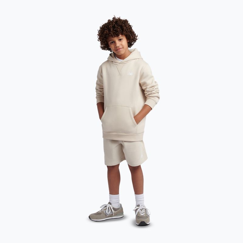 Детски суитшърт New Balance French Terry Small Logo Hoodie timberwolf 2